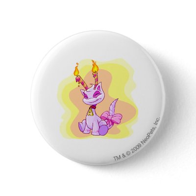 Birthday Aisha Button by neopets