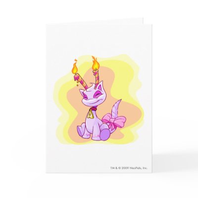 Birthday Aisha Greeting Cards by neopets