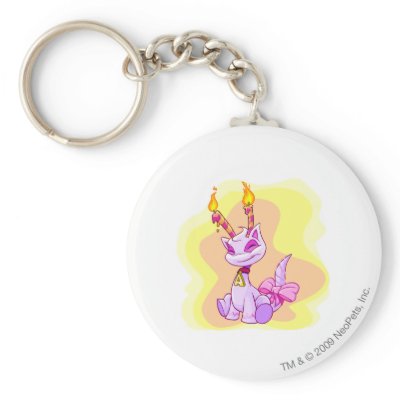 Birthday Aisha Key Chain by neopets