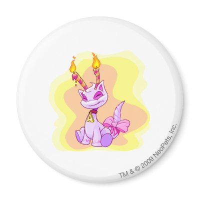 Birthday Aisha Refrigerator Magnet by neopets
