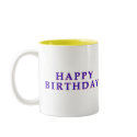 Birthday Anagrams mug