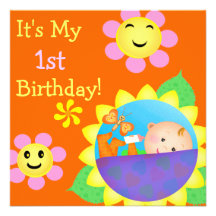 Birthday Baby Custom Invitation