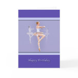 Birthday, Ballerina in Triplicate, Card