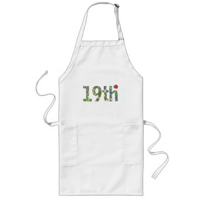 Birthday Balloon 19th Birthday Gifts Aprons by birthday_gifts