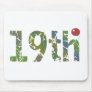 Birthday Balloon 19th Birthday Gifts Mouse Pads