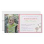 Birthday Balloons Party Invitation Photo Card