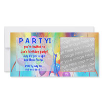 Birthday Balloons Party Invitation