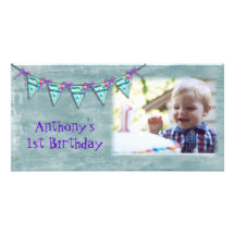 Birthday Banner Photo Card