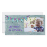 Birthday Banner Photo Card photo cards