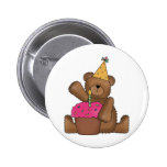 Birthday Bear Buttons