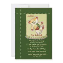 Birthday Bear Invitation