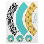 Birthday Bee Cupcake Liners flyers