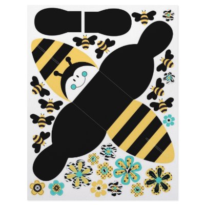 Birthday Bee Favour Box B by LetsCelebrateDesigns