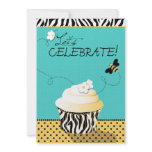 Birthday Bee Invitation Card A7