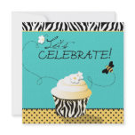 Birthday Bee Invitation Square