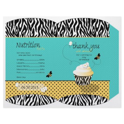 Birthday Bee Party Favour Puff Box by LetsCelebrateDesigns