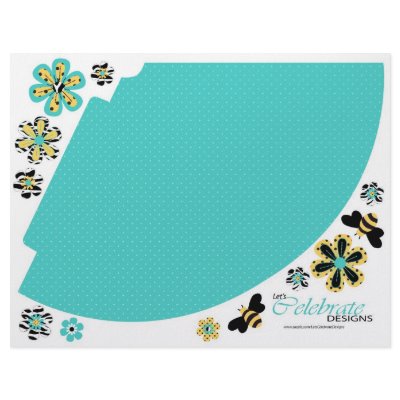 Birthday Bee Party Hat 3 Flyer Design by LetsCelebrateDesigns
