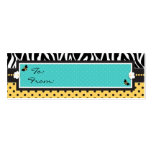 Birthday Bee TY Skinny Gift Tag business cards