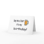 Birthday Beer cards