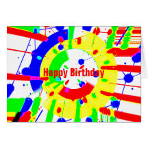 Birthday Blast Greeting Card