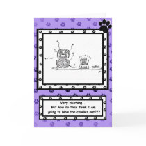 Birthday Blues Greeting Card