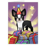 Birthday Boston Terrier Card