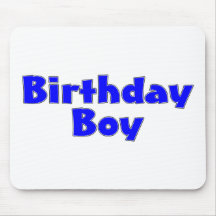 Birthday Boy (Blue) Mouse Mat