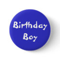 Birthday Boy buttons