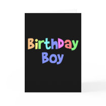 Birthday Boy Card