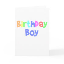 Birthday Boy Greeting Card