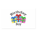 Birthday boy in black with presents stickers