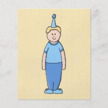 Birthday Boy in Blue. Custom Flyer