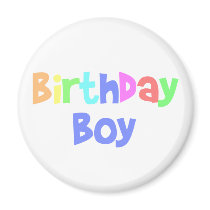 Birthday Boy Refrigerator Magnets
