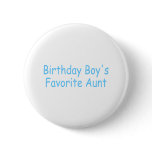 Birthday Boy's Favourite Aunt
