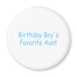 Birthday Boy's Favourite Aunt