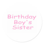 Birthday Boy's Sister