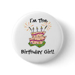 Birthday Cake Fun Button