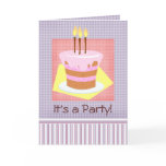 Birthday Cake (Gingham)