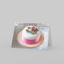 Birthday Cake Greetings Card