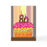 birthday - cake with candles 80 - 80th birthday gr cards