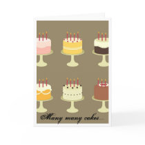 Birthday Cakes Card
