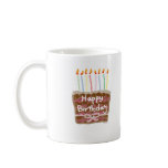 Birthday candles mug
