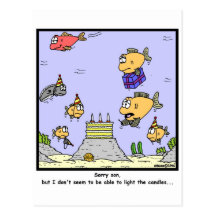 Birthday Candles Postcards