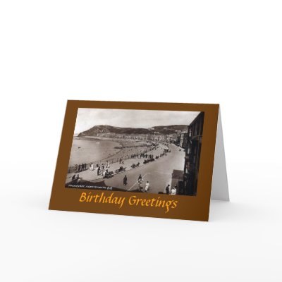 Birthday Card - Aberystwyth by gregoryolney2