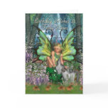 Birthday Card - Angelica Fantasy Woodland Fairy