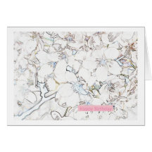Birthday Card Cherry Blossoms Grußkarte