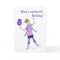 Birthday Card for 8 yr old Girl