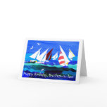 Birthday Card for a Brother-in-law - Sailing