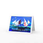 Birthday Card for a Godson - Sailing