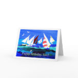 Birthday Card for a Son - Sailing